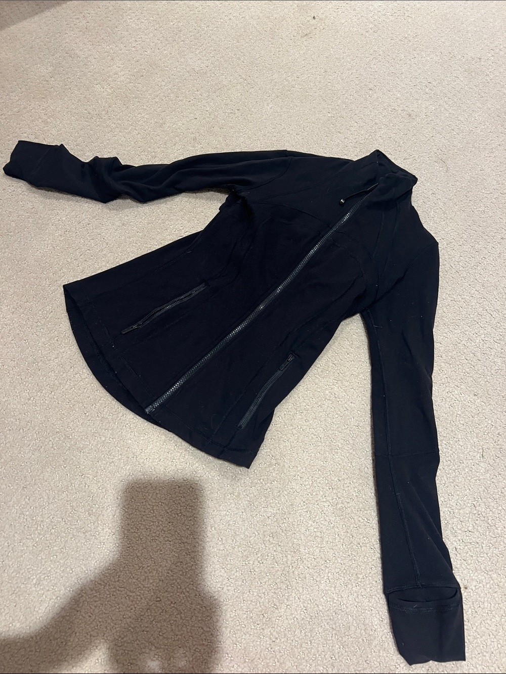 lululemon athletica Black Full-Zip Jacket